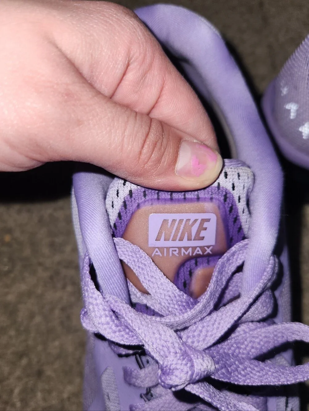 Purple Nike Air Max 2014 Running Shoes | W 8.5